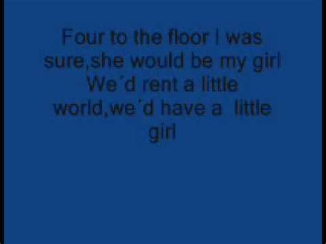 four to the floor lyrics